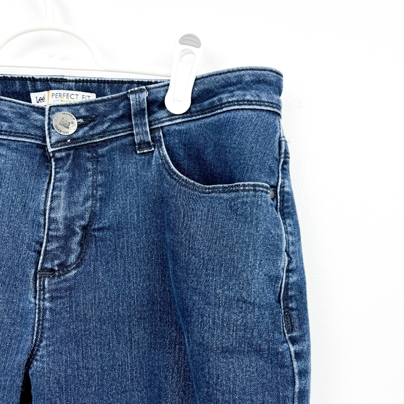 Lee Perfect Fit Women's Blue Jeans Petite - Picture 4 of 10